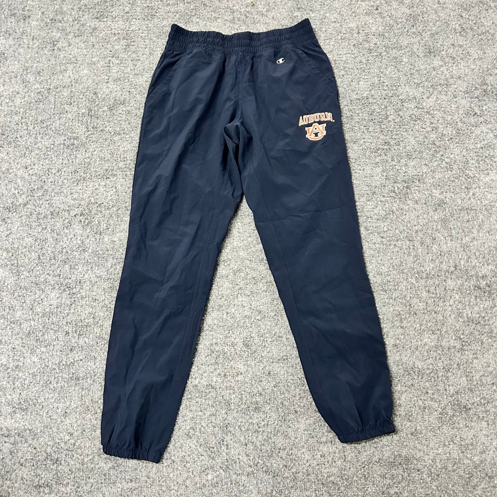 Champion Joggers Womens Size S Navy Blue Auburn University Athletic Stretch Pant